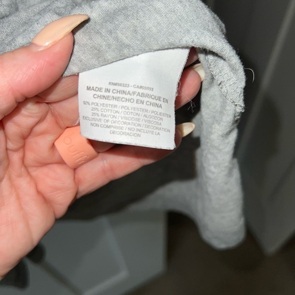 Gray Medium Nike Women’s Workout Shirt - Picture 3 of 5